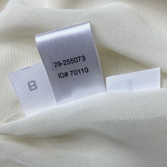 LOFT White Metallic Pearl Size Medium - Picture 8 of 8